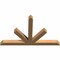 Ekena Millwork Saratoga Timber Gable Bracket, Western Red Cedar, 84"W x 53"H x 5 1/2"D x 5 1/2"F, 15/12 Pitch GBW084X53X0606SAR00SWR - alternate 4